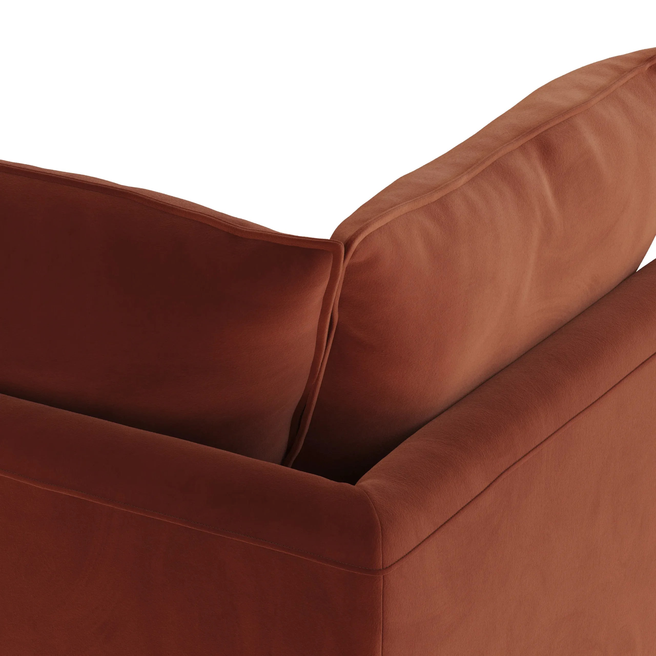 Lenae 38_ Velvet Corner Module - Hale Rust - Image 9