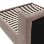 Calabri King Upholstered Bed - Napa Quartz