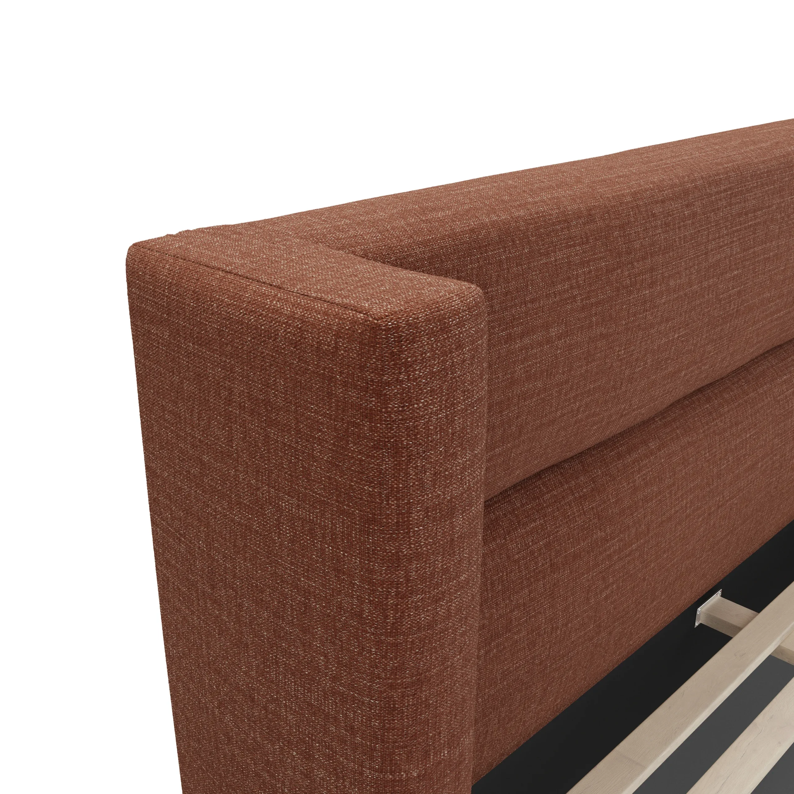 Calabri Queen Upholstered Bed - Napa Rust - Image 10