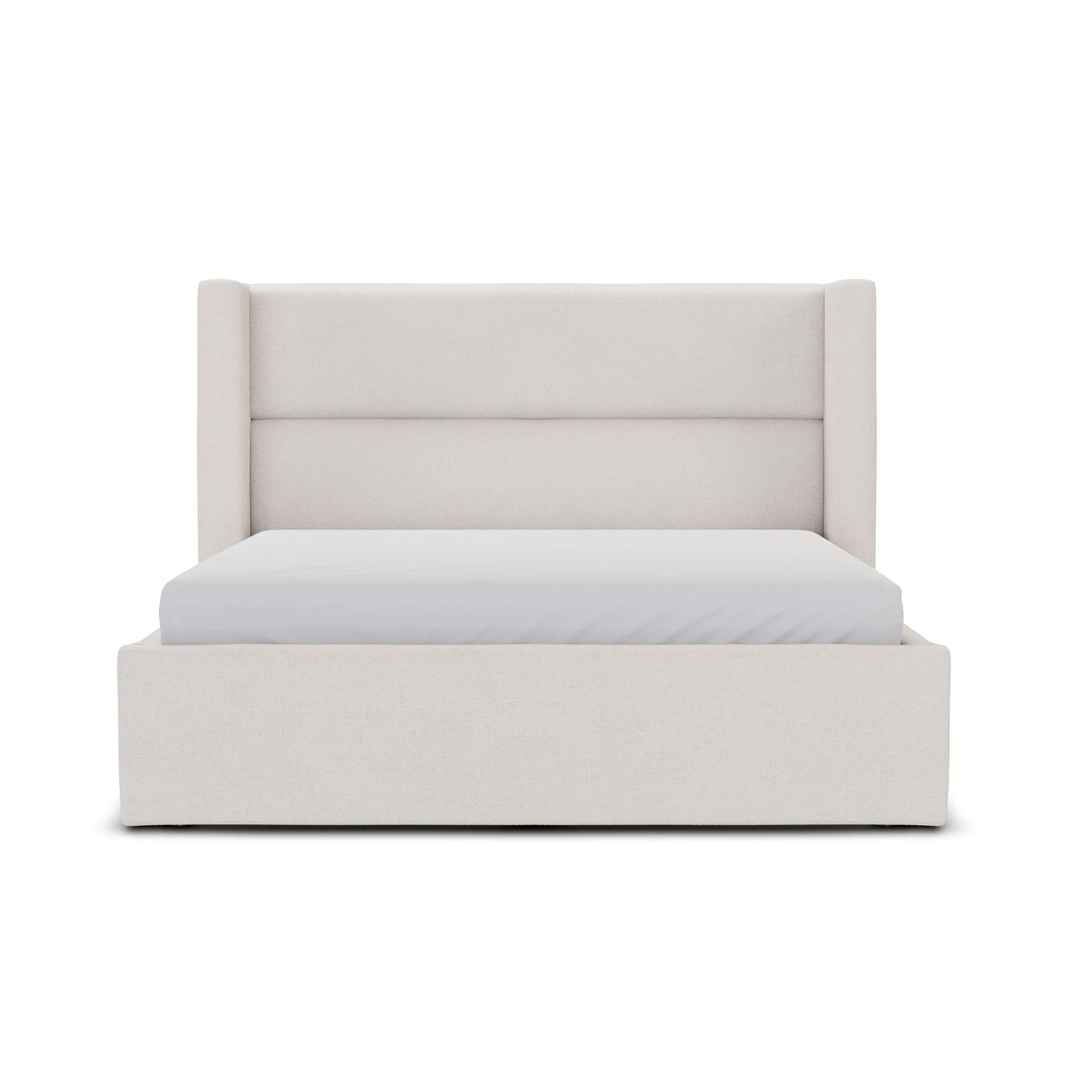 Calabri Queen Upholstered Bed - Napa White - Image 10
