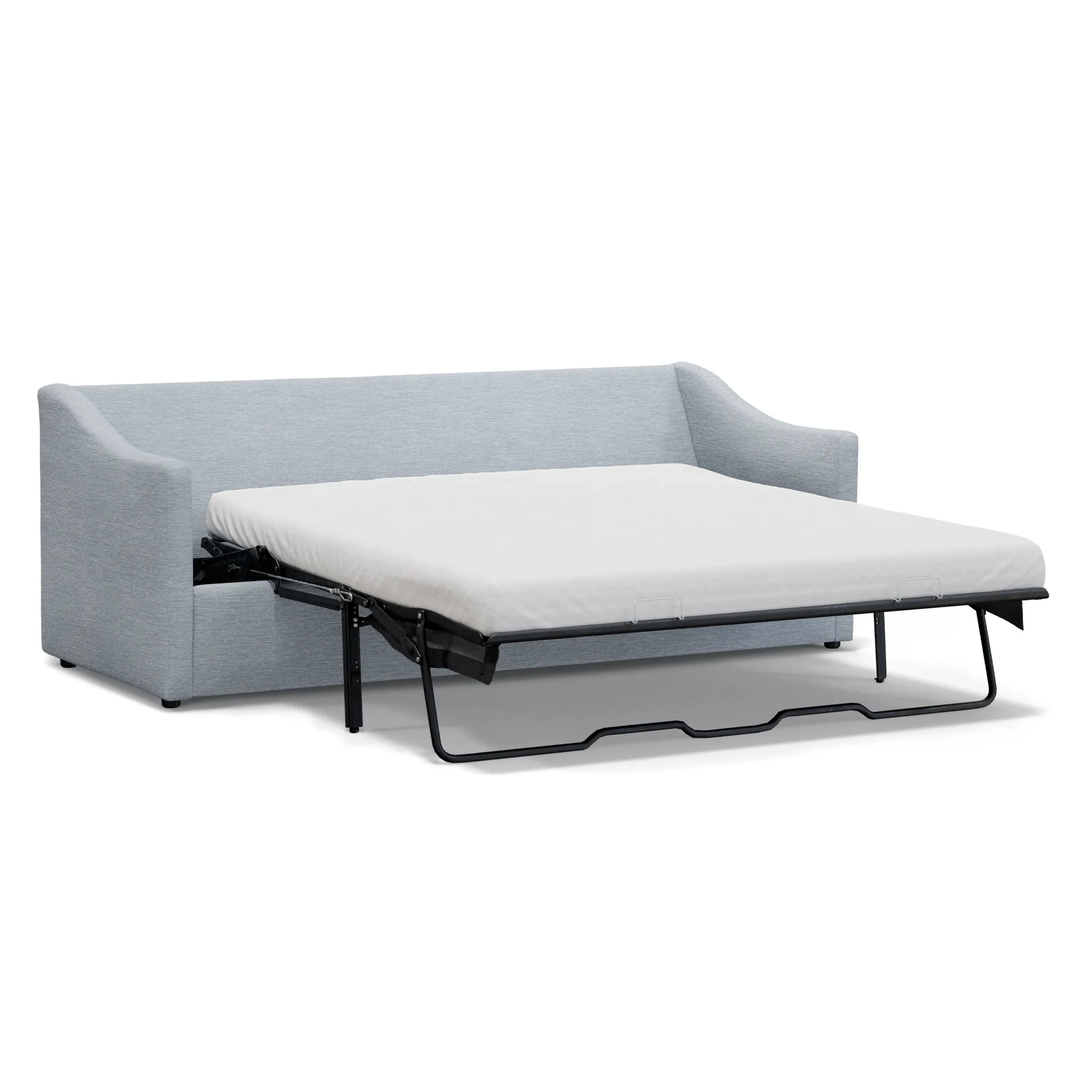 Landry 84.5_ Sofa Bed - Silver Light Blue - Image 6