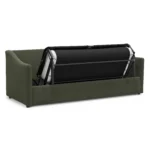 Landry 84.5_ Velvet Sofa Bed - Hale Fir Green