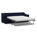 Landry 84.5_ Velvet Sofa Bed - Hale Ink