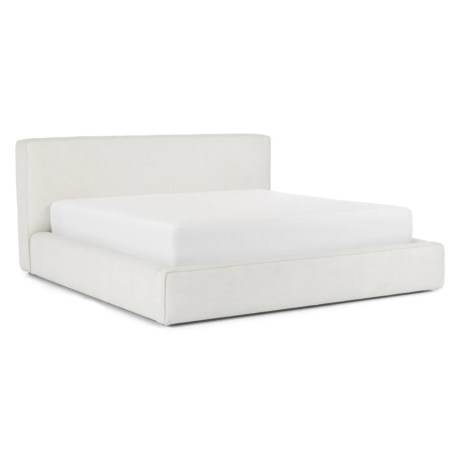 Cigar King Upholstered Storage Bed - Ankara Ivory - Image 14