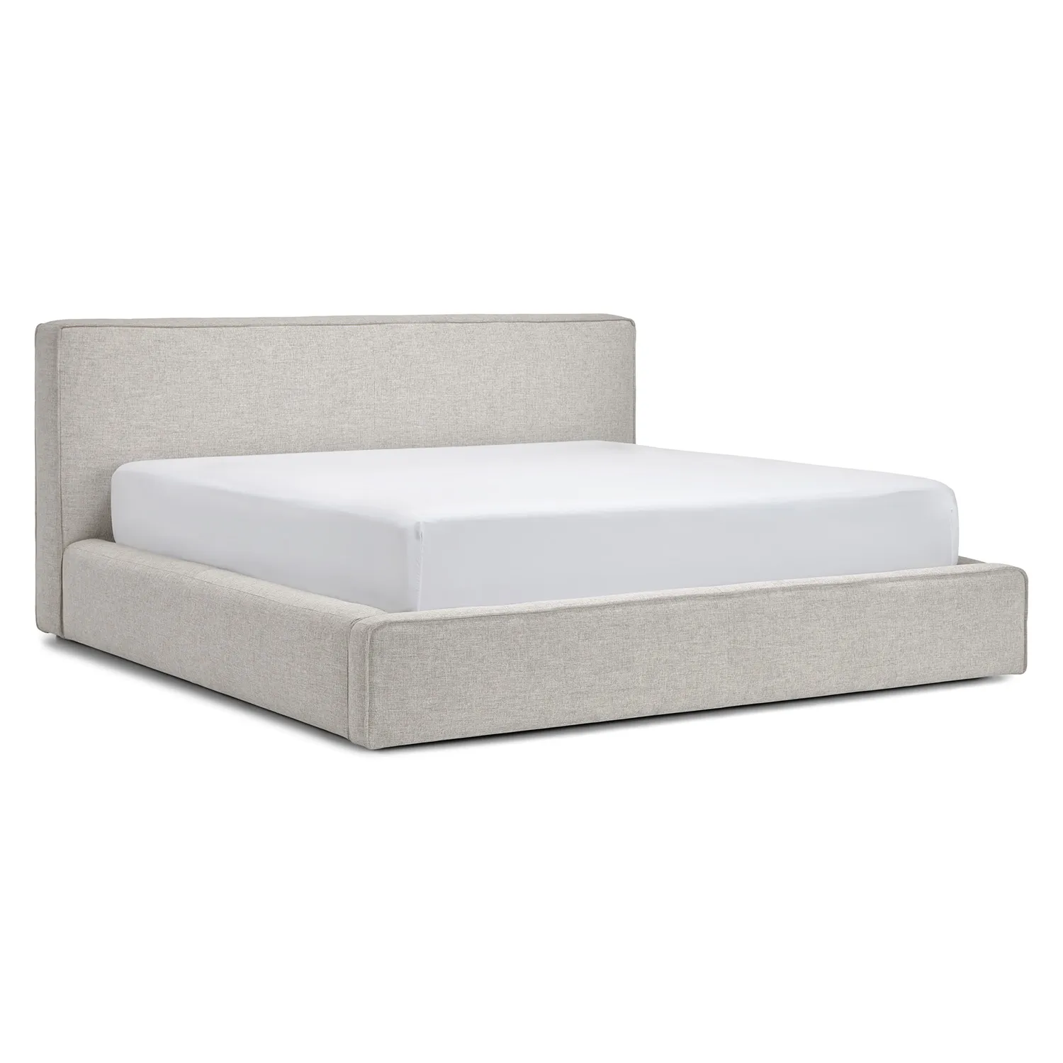 Cigar King Upholstered Storage Bed - Birch Ivory - Image 6