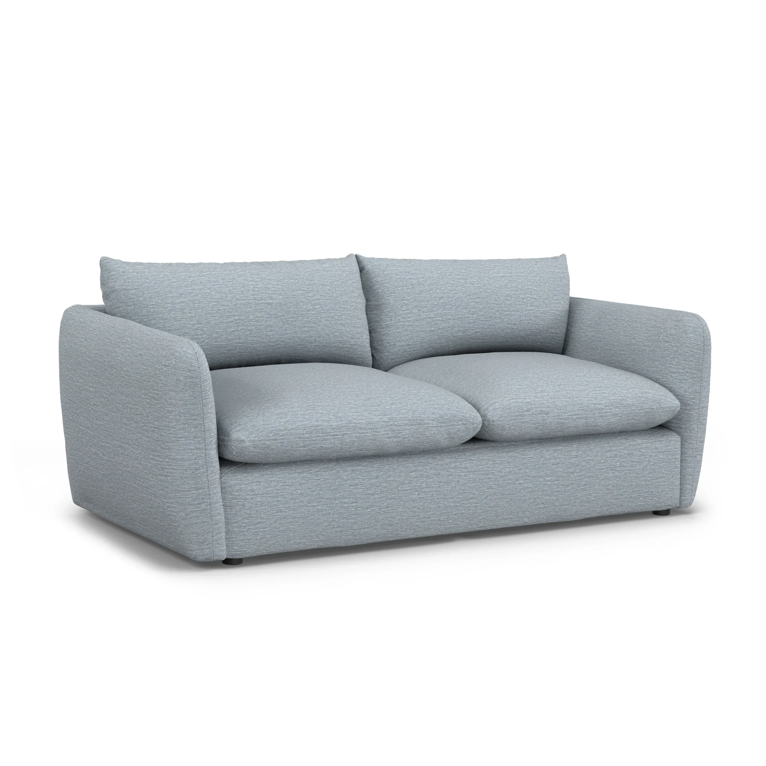 Leigh 86_ Sofa Bed - Silver Light Blue - Image 15