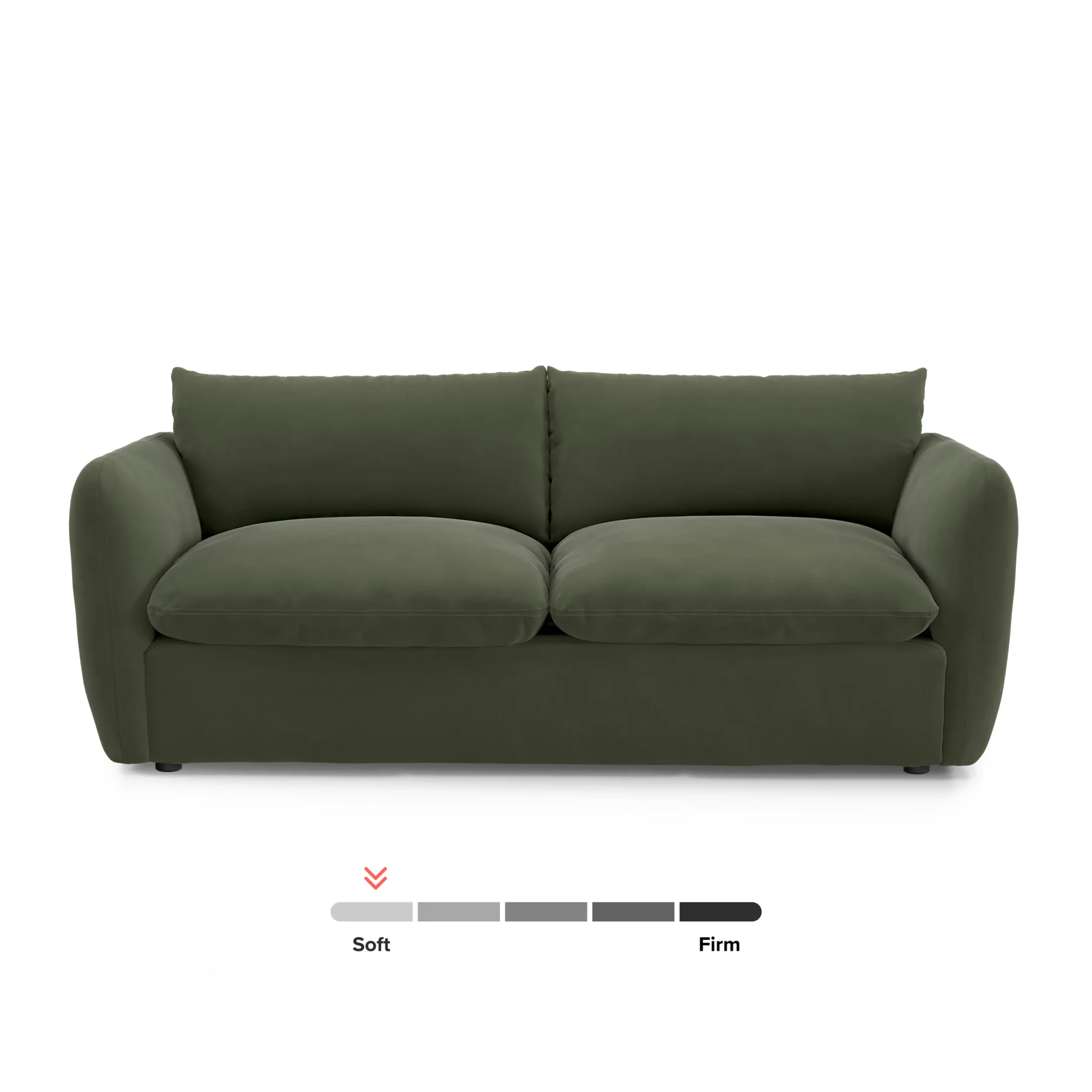 Leigh 86_ Velvet Sofa Bed - Hale Fir Green - Image 15