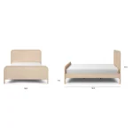 Faydra Full Bed - Natural Ash