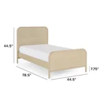 Faydra Twin Bed - Natural Ash