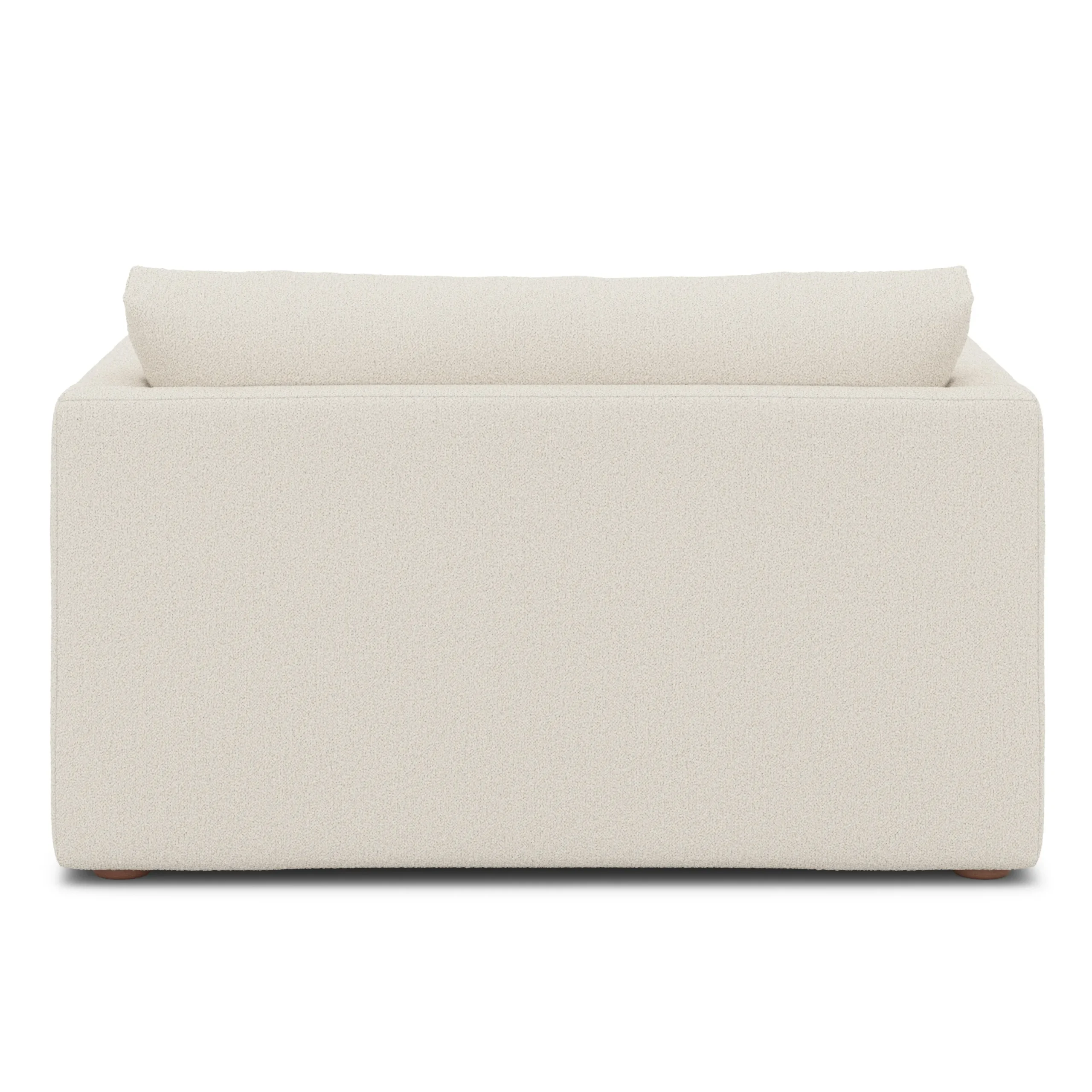 Marina 57_ Sleeper Chair - Ivory Wool Bouclé - Image 12