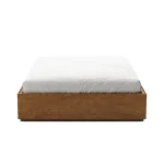 Leif Full Platform Storage Bed - Smoked Oak