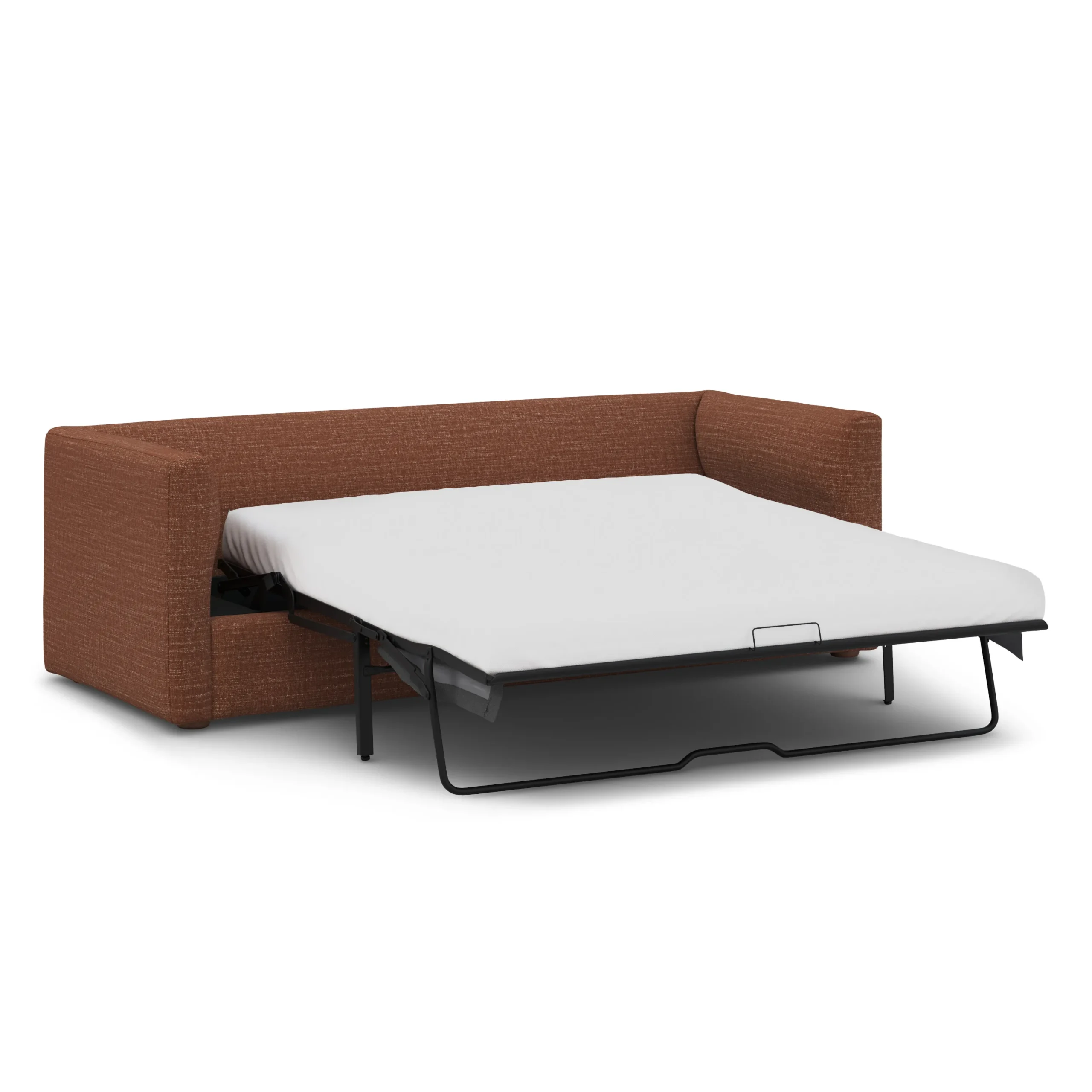 Marina 90_ Sofa Bed - Napa Rust - Image 6