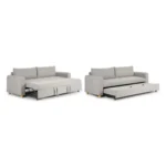 Nordby 87_ Sofa Bed - Pep Gray