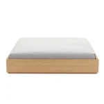 Leif King Platform Storage Bed - White Oak
