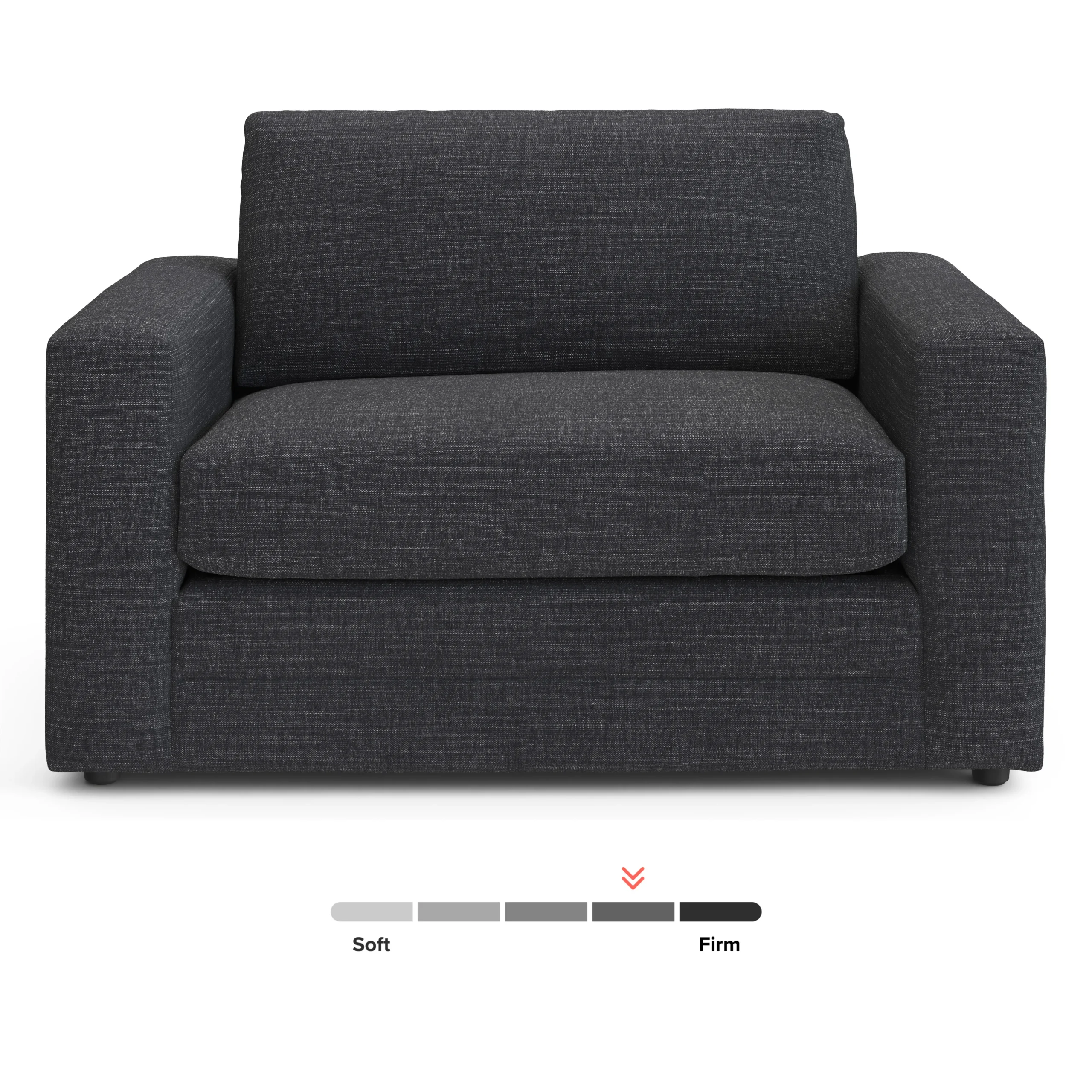 Riley 57.5_ Sleeper Chair - Napa Charcoal - Image 12