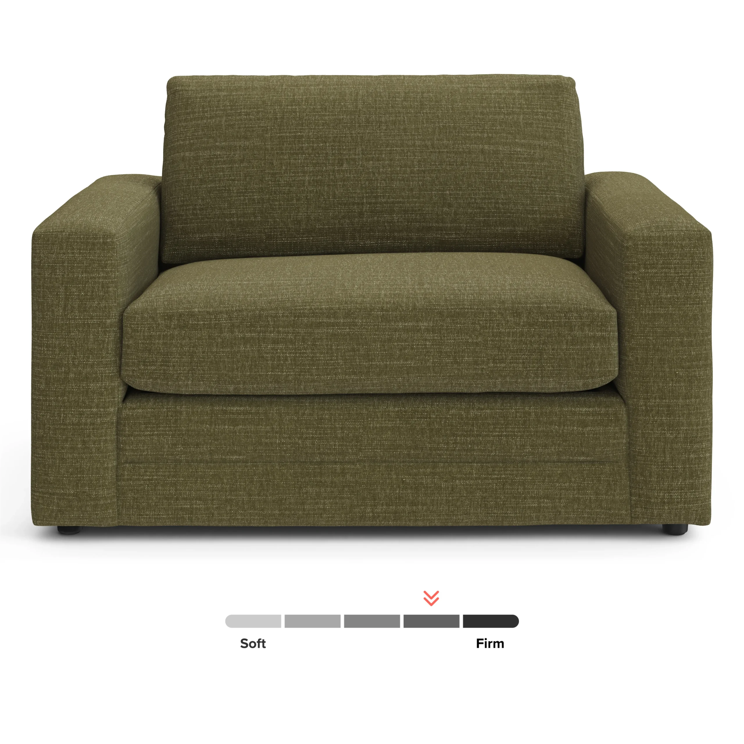 Riley 57.5_ Sleeper Chair - Napa Moss - Image 5