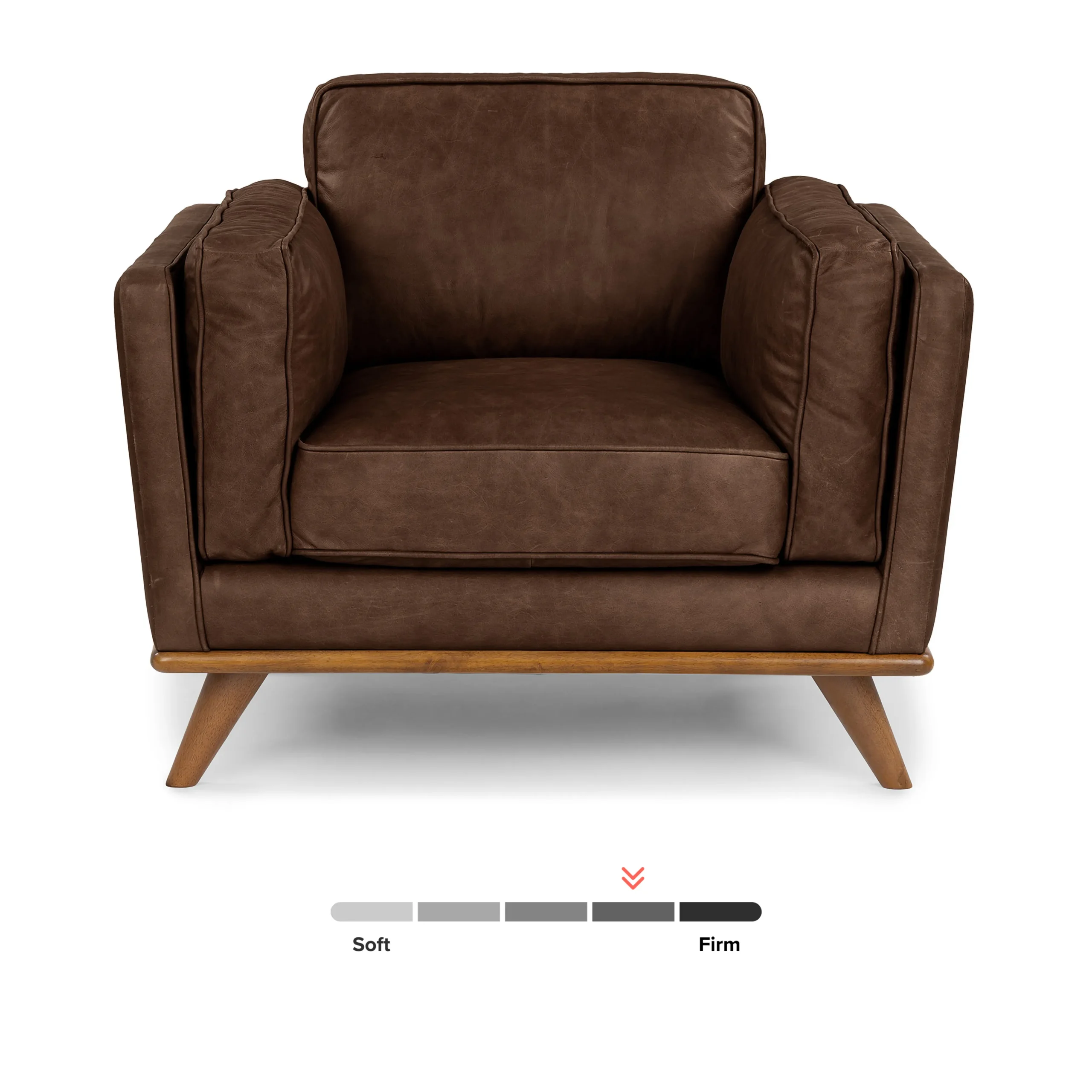 Timber 41_ Leather Lounge Chair - Charme Chocolat - Image 10