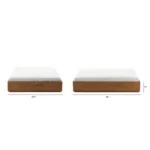 Leif Queen Platform Bed - Smoked Oak