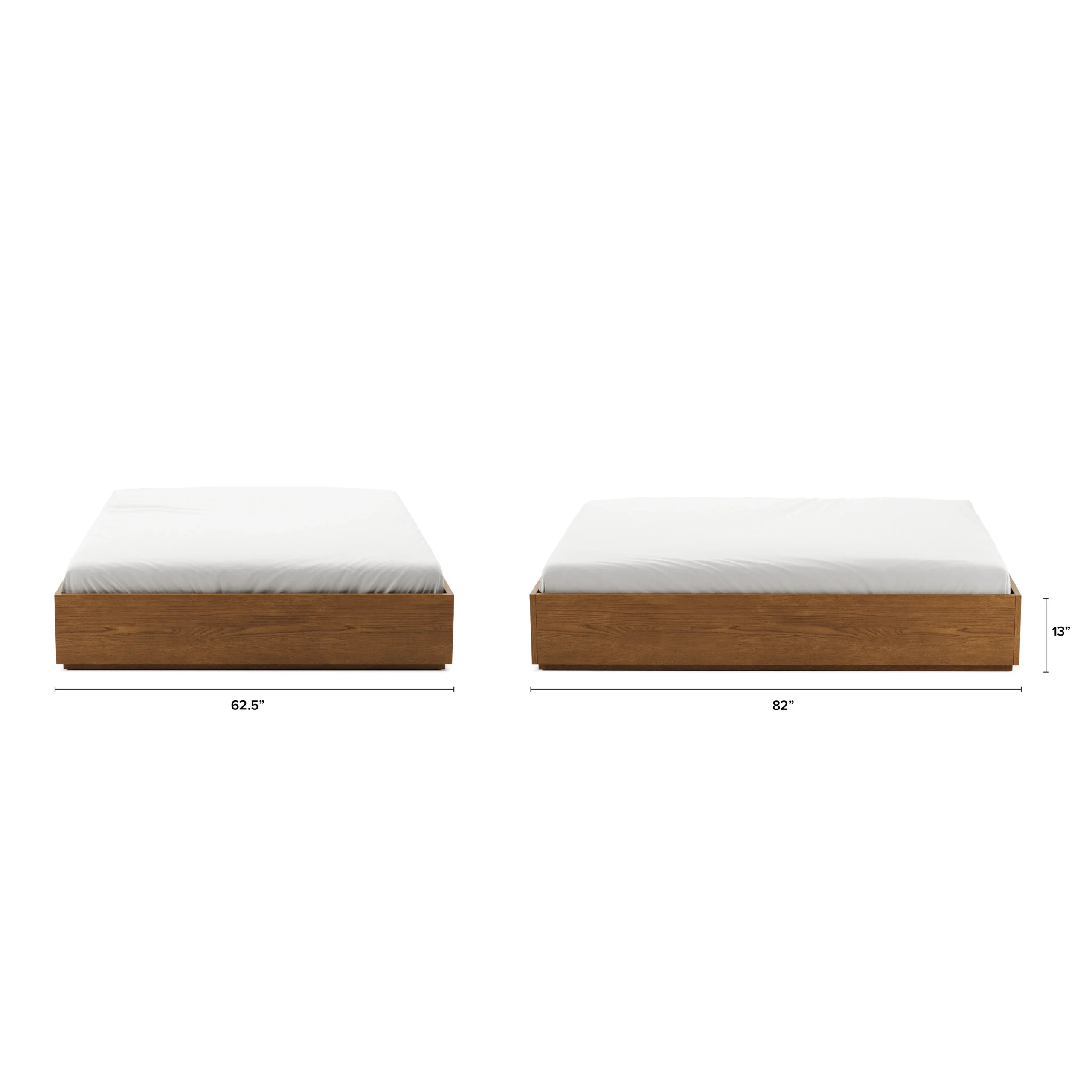 Leif Queen Platform Bed - Smoked Oak - Image 7