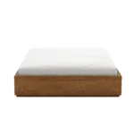 Leif Queen Platform Storage Bed - Smoked Oak