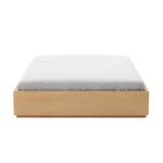 Leif Queen Platform Storage Bed - White Oak
