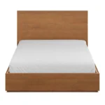 Leif Queen Storage Bed - Smoked Oak