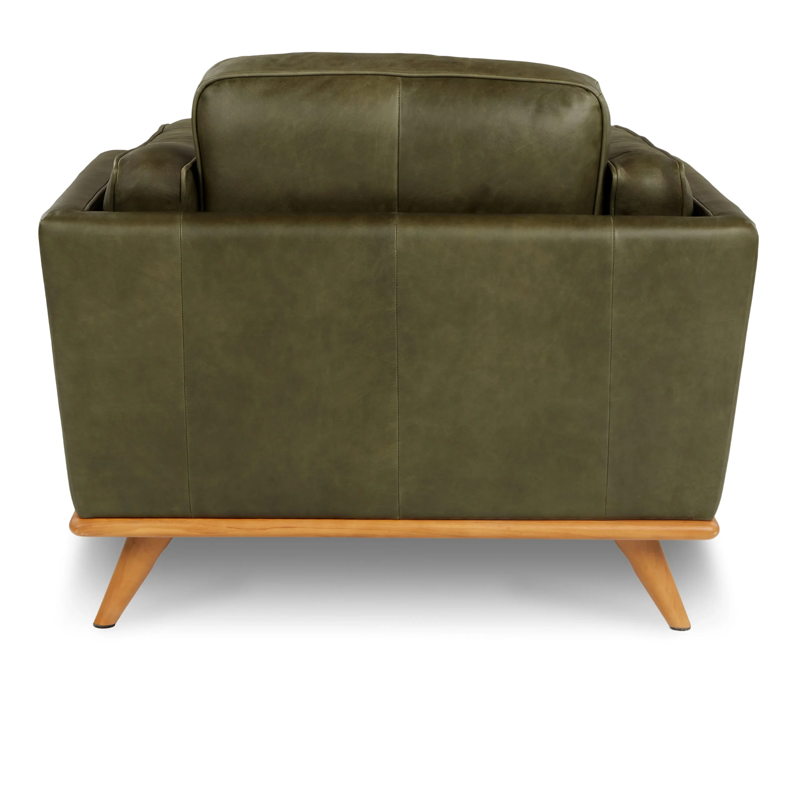 Timber 41_ Leather Lounge Chair - Charme Green - Image 7