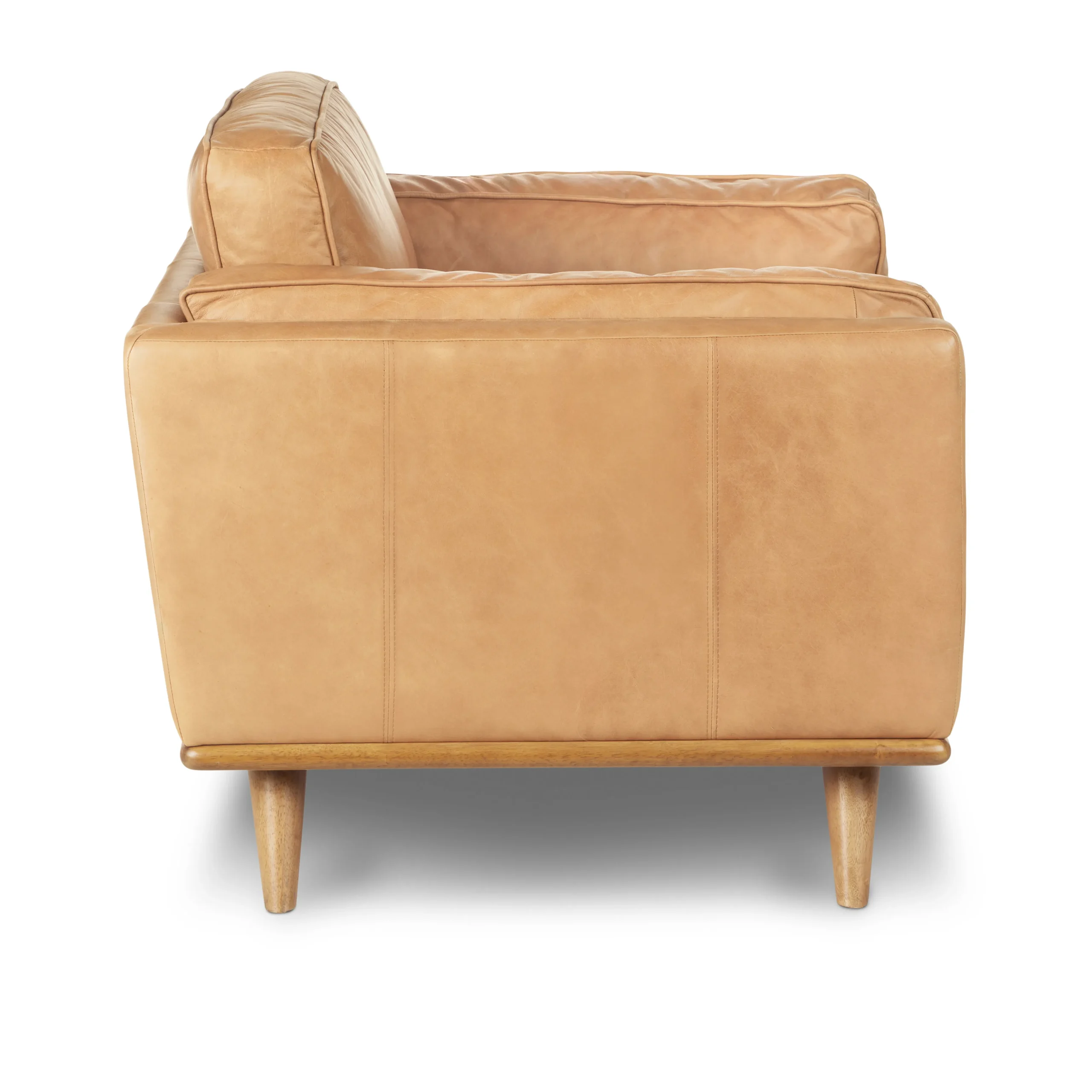 Timber 41_ Leather Lounge Chair - Charme Tan - Image 9
