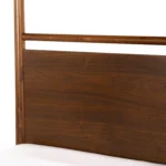 Lenia King Canopy Bed - Walnut