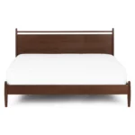 Lenia King Panel Bed - Walnut