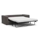 Riley 84_ Velvet Sofa Bed - Hale Warm Gray