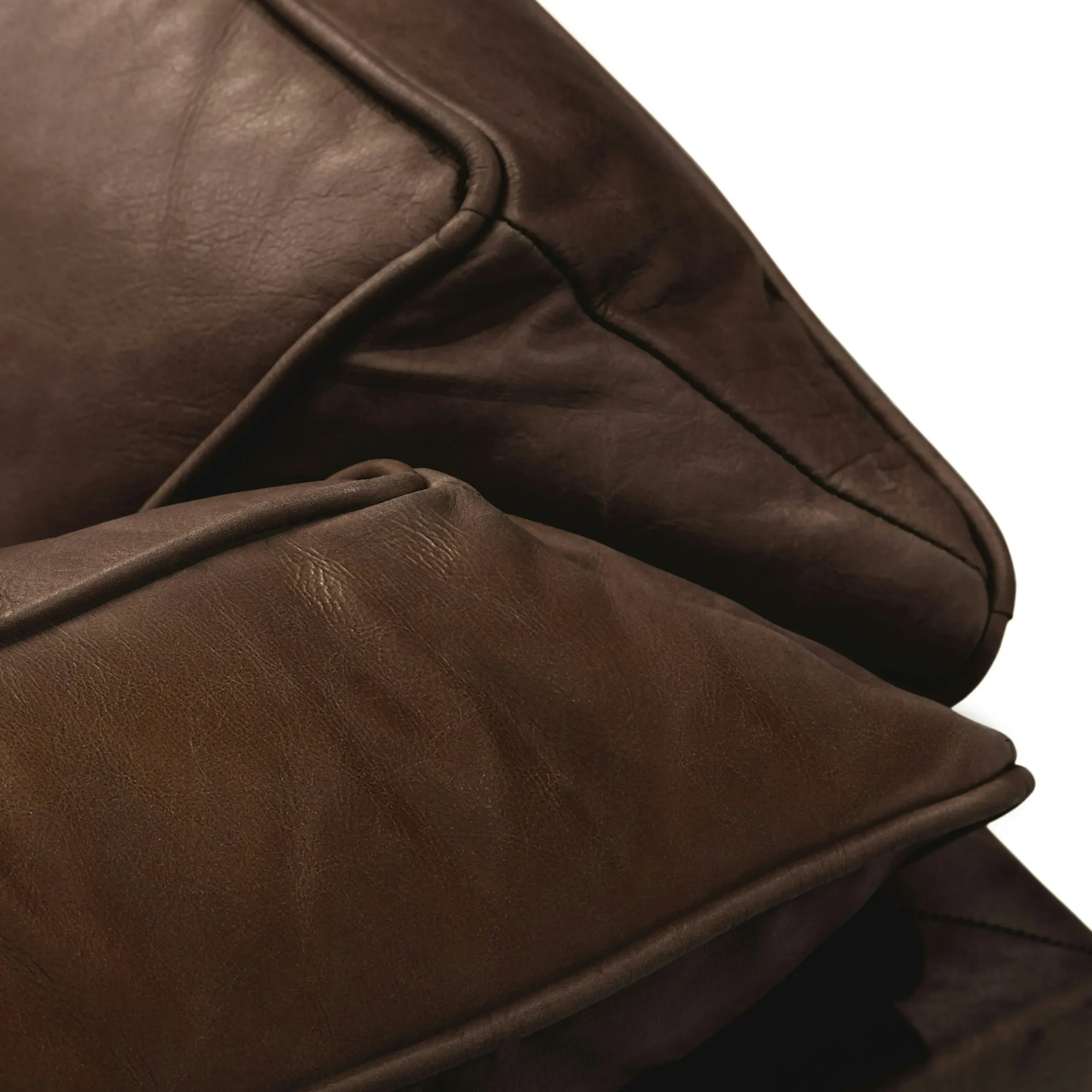 Timber 93_ Leather Corner Sectional - Charme Chocolat - Image 7