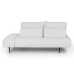 Divan 76_ Right Chaise Lounge - Quartz White
