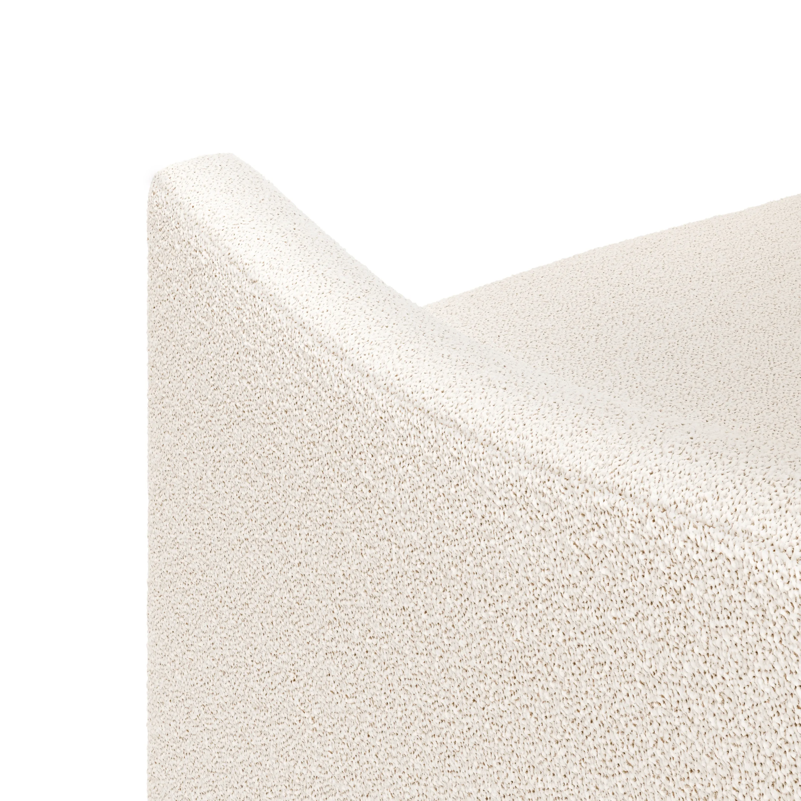 Landry 32.25_ Lounge Chair - Ivory Wool Bouclé - Image 7