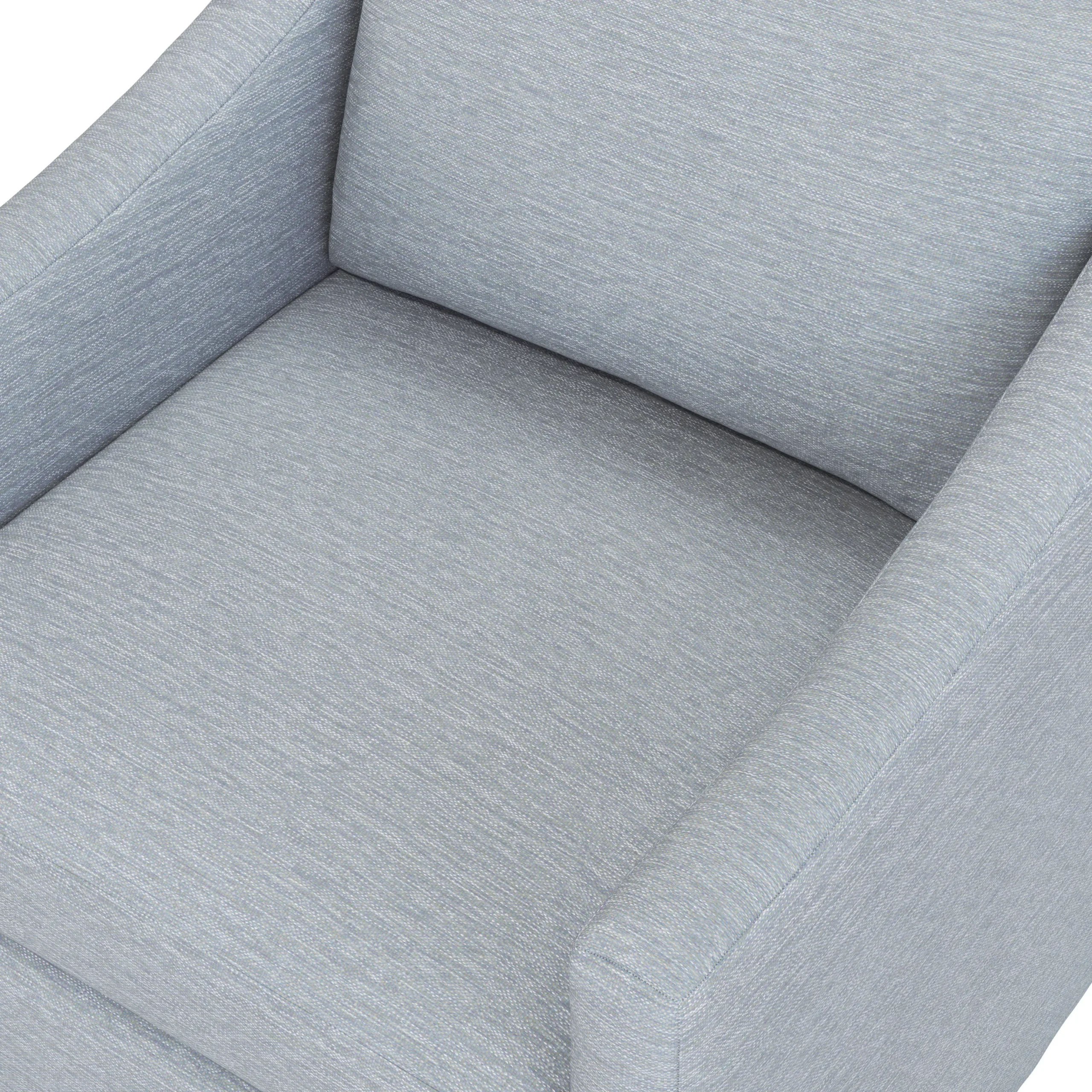 Landry 32.25_ Lounge Chair - Silver Light Blue - Image 7