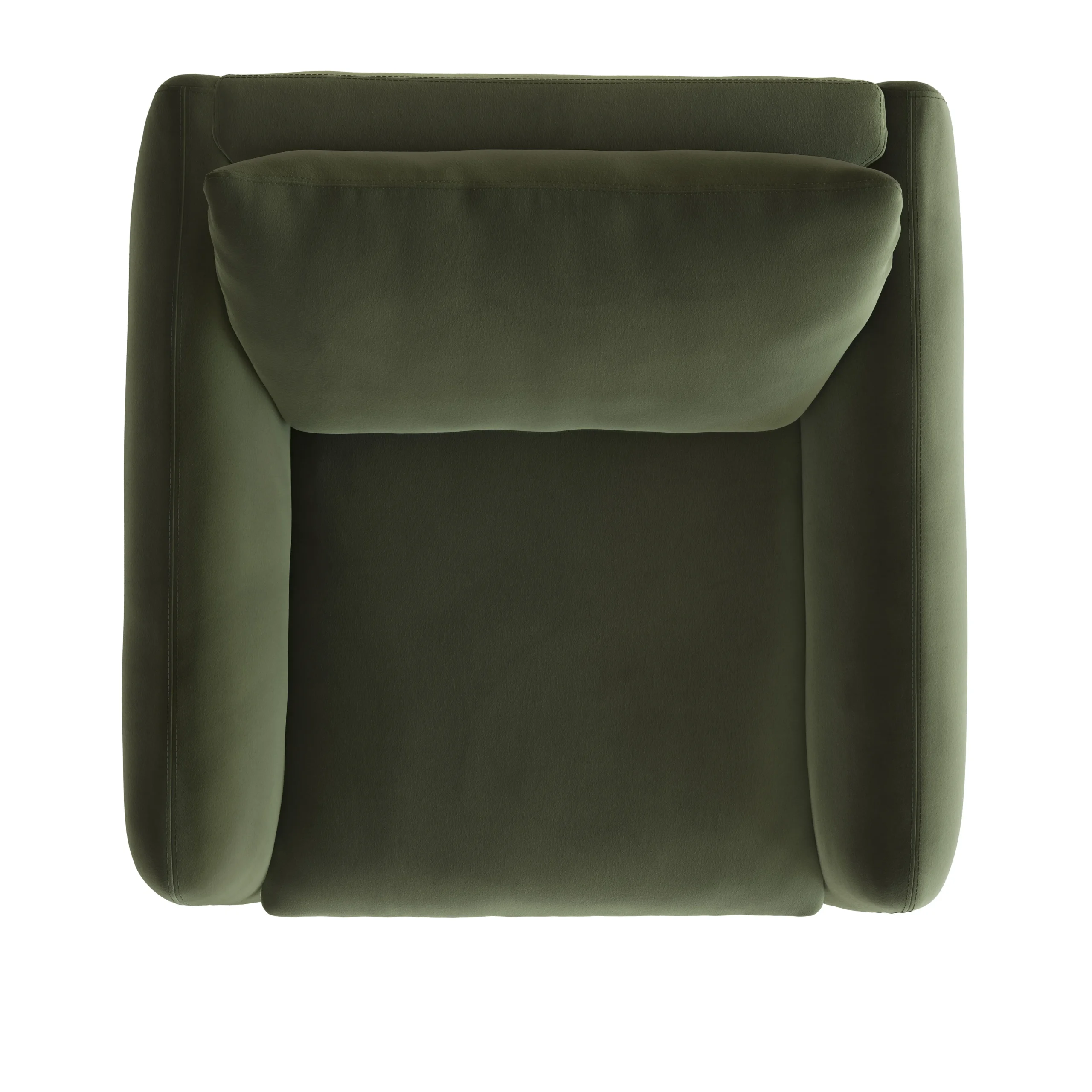 Leigh 42_ Velvet Lounge Chair - Hale Fir Green - Image 7