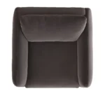 Leigh 42_ Velvet Lounge Chair - Hale Warm Gray