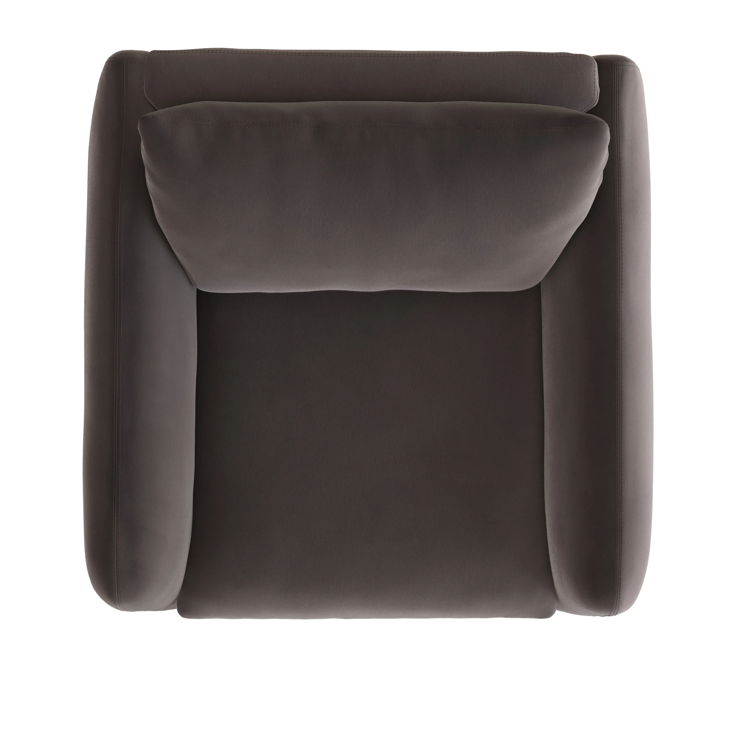 Leigh 42_ Velvet Lounge Chair - Hale Warm Gray - Image 7