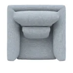 Marina 38_ Lounge Chair - Silver Light Blue