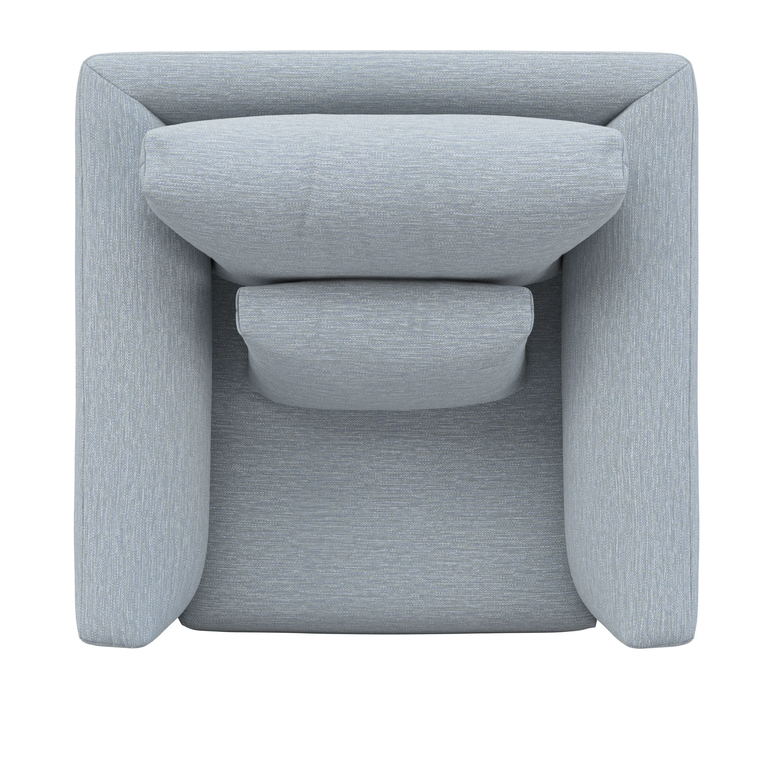 Marina 38_ Lounge Chair - Silver Light Blue - Image 5
