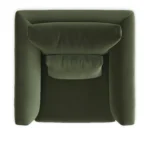 Marina 38_ Velvet Lounge Chair - Hale Fir Green