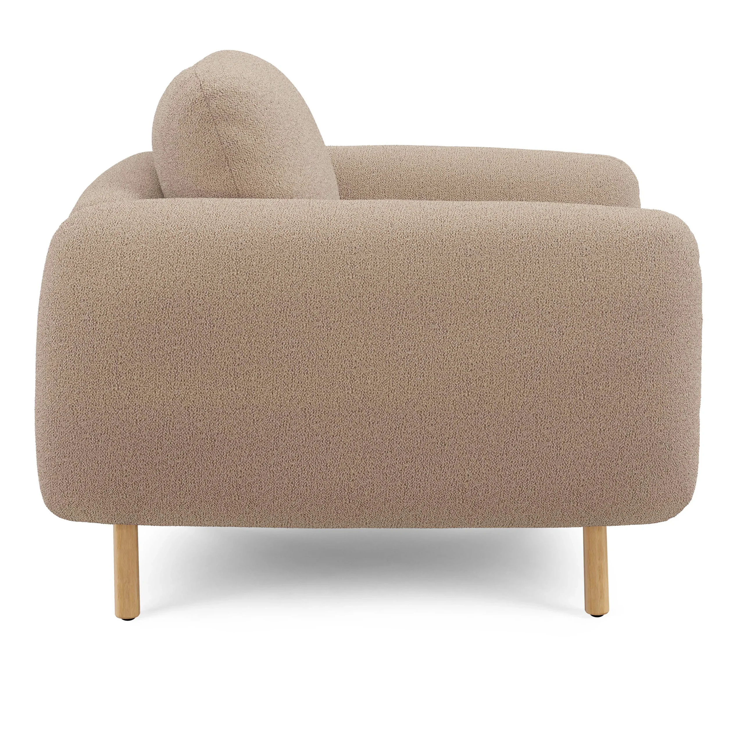 Sanders 37_ Lounge Chair - Sandstone Wool Bouclé - Image 9