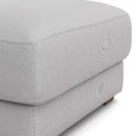Dawn 36_ Ottoman - Silver Ivory