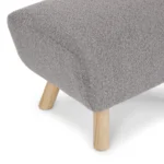 Gabriola 23_ Ottoman - Dover Gray Bouclé