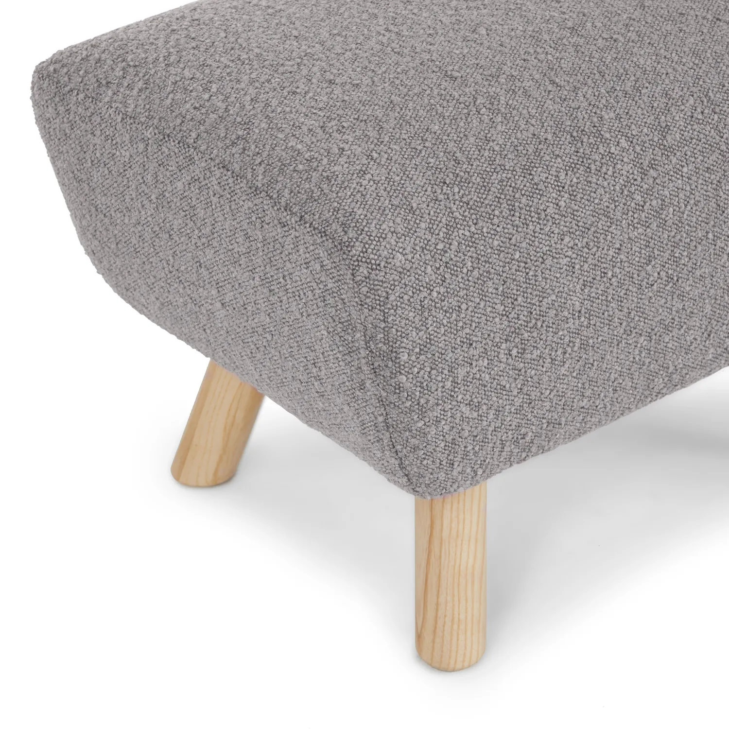 Gabriola 23_ Ottoman - Dover Gray Bouclé - Image 7