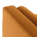 Sven 42_ Tufted Velvet Lounge Chair - Plush Pacific Ginger