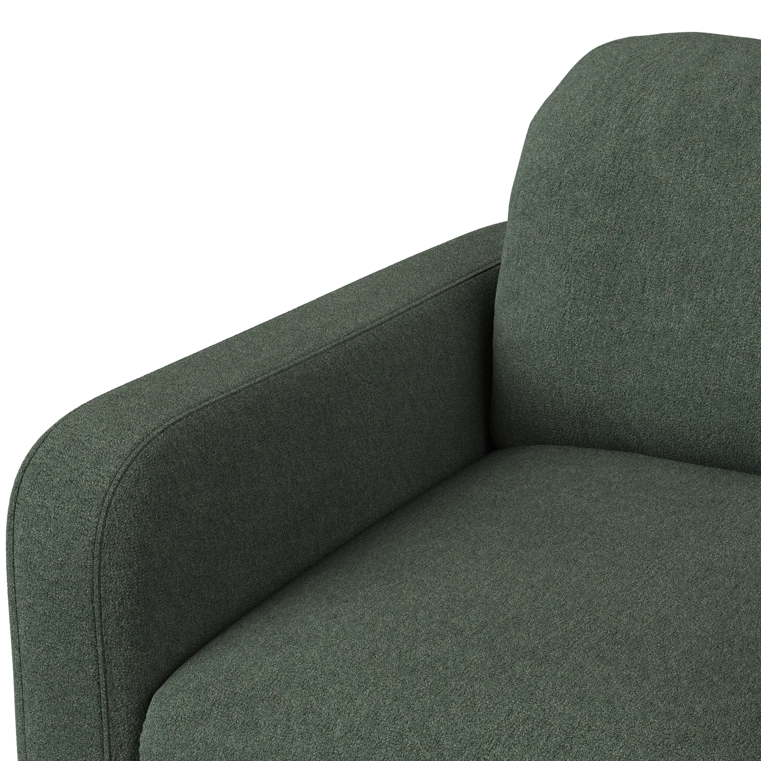 Vati 37_ Lounge Chair - Green Wool Bouclé - Image 6