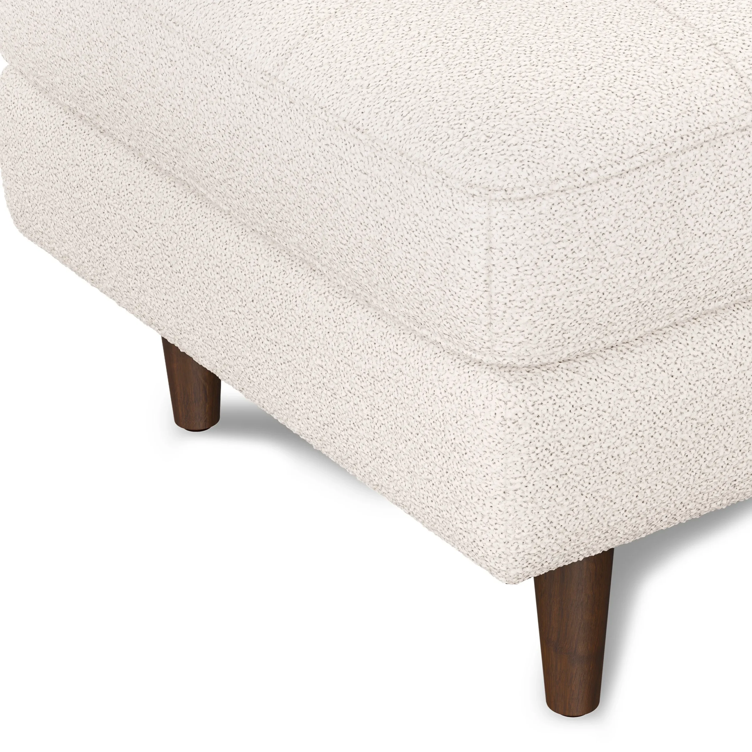 Sven 30_ Ottoman - Ivory Wool Bouclé - Image 4