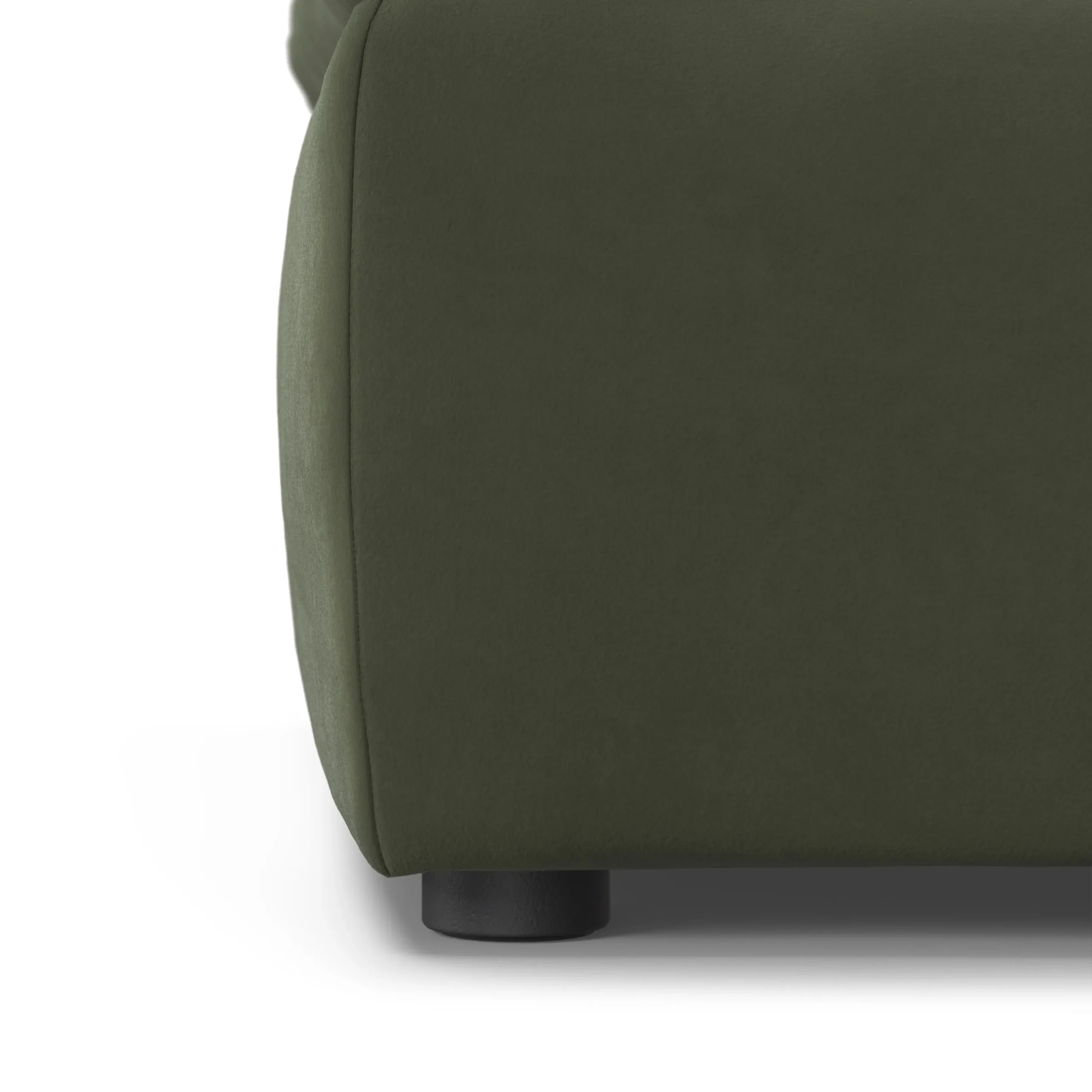 Leigh 41_ Velvet Ottoman - Hale Fir Green - Image 7