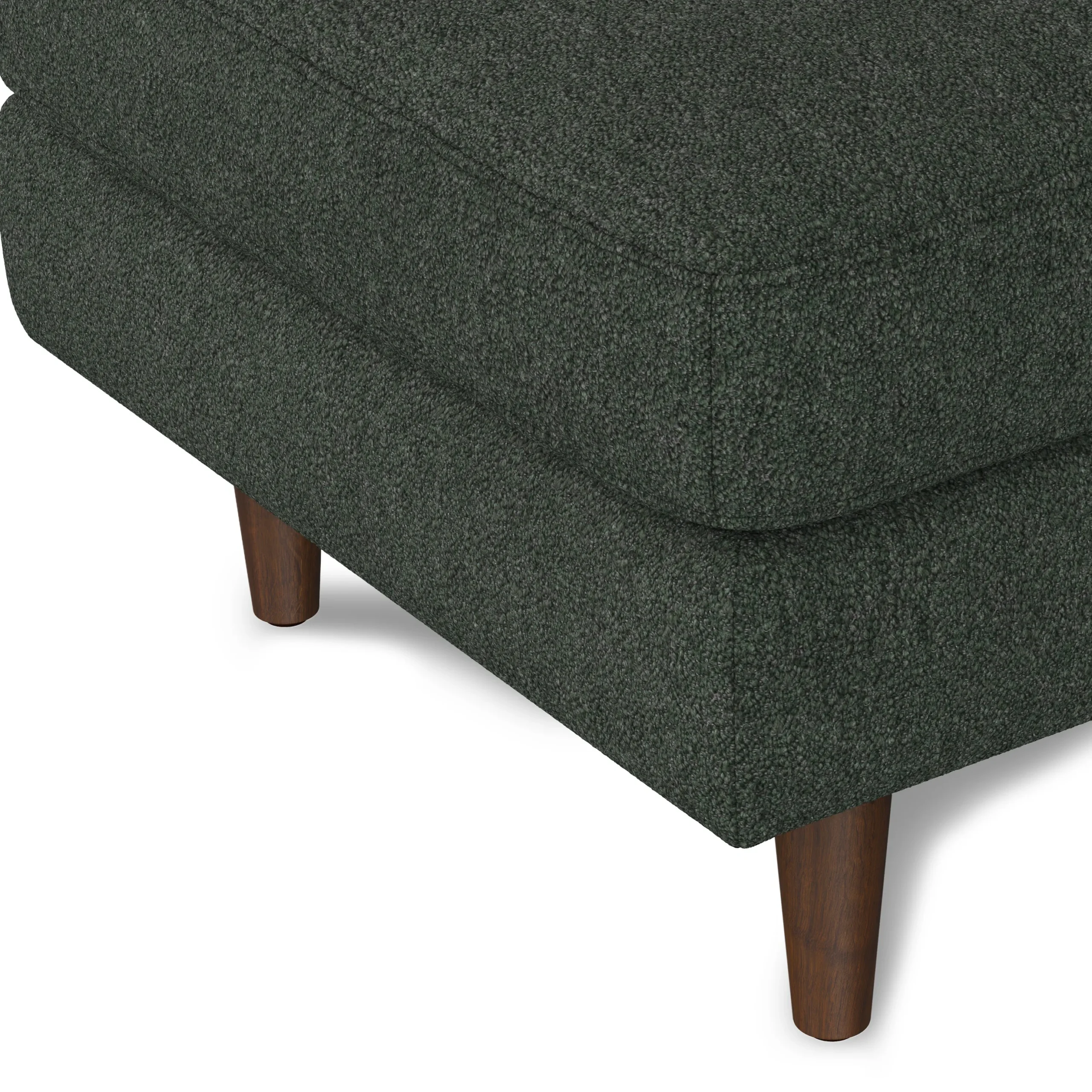 Sven 30_ Ottoman - Green Wool Bouclé - Image 5